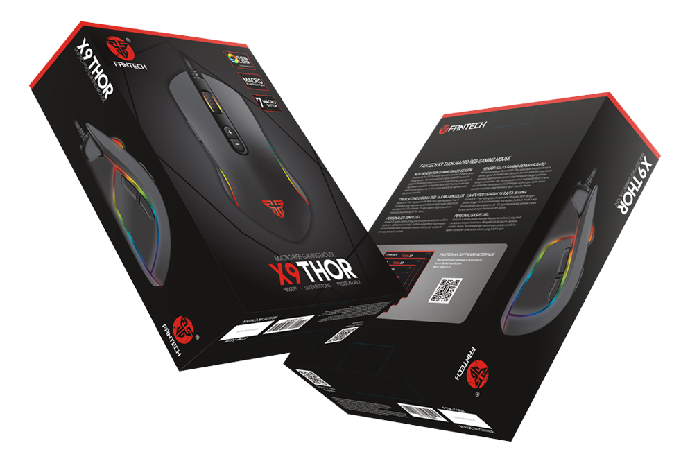 FANTECH X9 THOR WIRED GAMING RGB MOUSE - (6 MONTHS WARRANTY) - Image 4