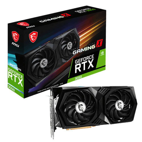 MSI GEFORCE RTX 3050 GAMING X 8GB GDDR6 GRAPHICS CARD (3 YEARS WARRANTY)