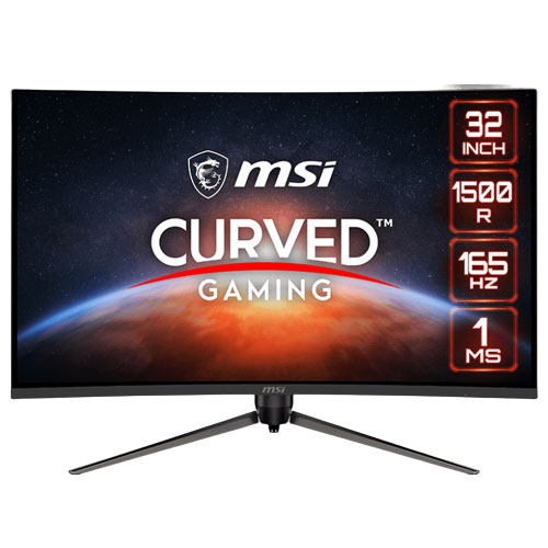MSI OPTIX AG321CR 31.5” INCH FHD 165HZ 1MS AMD FREESYNC RGB CURVED GAMING MONITOR (3 YEARS WARRANTY)