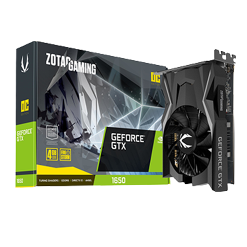 ZOTAC GTX 1650 4GB OC GRAPHICS CARD (5 YEARS WARRANTY)