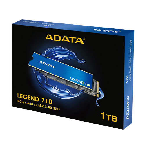 ADATA LEGEND 710 PCIE GEN3 X4 2280 1TB M.2 NVME SSD (3 YEARS WARRANTY) - Image 2