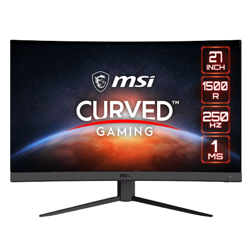 MSI OPTIX G27C4X 27 INCH FHD 250HZ 1MS ADAPTIVE SYNC CURVED GAMING MONITOR (3 YEARS WARRANTY)