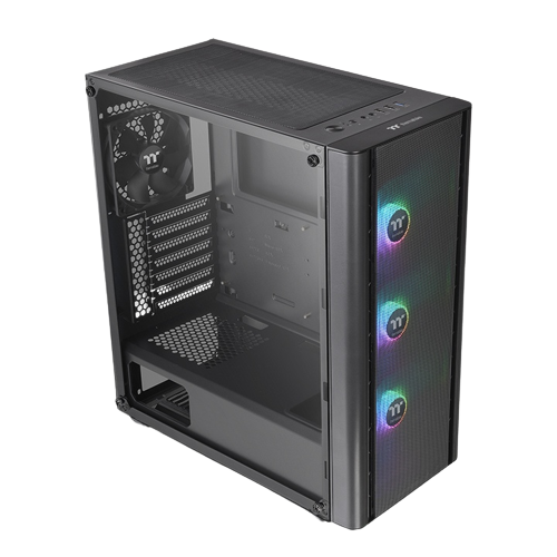 THERMALTAKE V250 TG ARGB MID-TOWER BLACK (03 ARGB FANS & 01 EXHAUST FAN) - Image 5