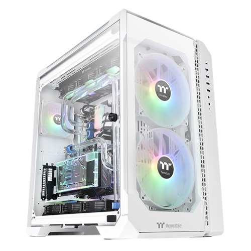 THERMALTAKE VIEW 51 TG ARGB FULL-TOWER SNOW WHITE GAMING (03 ARGB FANS)