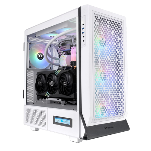 THERMALTAKE CERES 500 TG ARGB MID-TOWER SNOW WHITE GAMING (04 ARGB FANS)