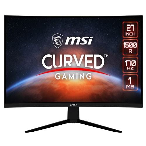 MSI G273CQ 27" INCH WQHD (2560 X 1440) 170HZ 1MS AMD FREESYNC CURVED GAMING MONITOR (USED ITEM)