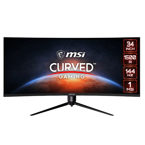 MSI OPTIX MAG342CQR 34" UWQHD (3440 X 1440) 144HZ 1MS ADAPTIVE SYNC GAMING MONITOR