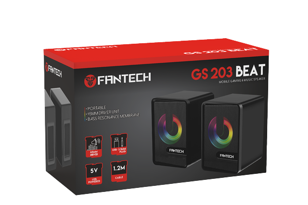 FANTECH BEAT GS203 DESKTOP SPEAKERS - Image 2