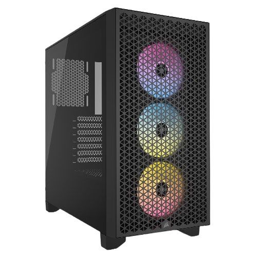 CORSAIR 3000D RGB AIRFLOW MID-TOWER ATX CASE (2 YEARS WARRANTY)