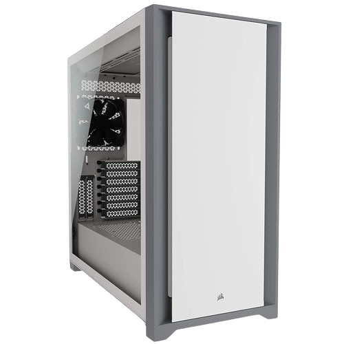 CORSAIR 5000D TEMPERED GLASS MID-TOWER ATX CASE – WHITE