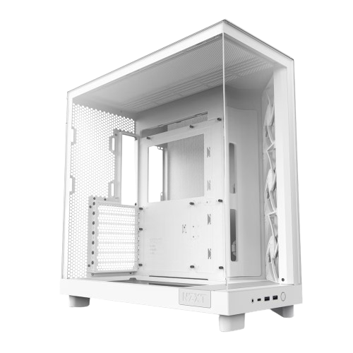 NZXT H6 FLOW EDITION ATX MID TOWER WHITE CASE