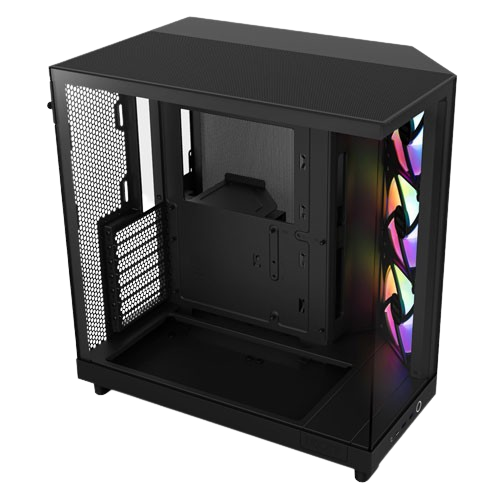 NZXT H6 FLOW RGB EDITION ATX MID TOWER BLACK CASE