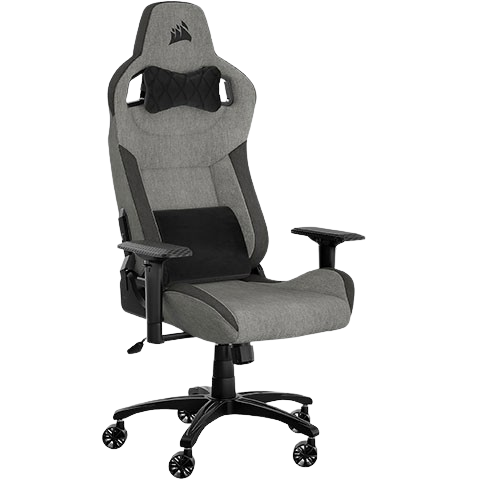 CORSAIR T3 RUSH (2023) GREY & CHARCOAL FABRIC GAMING CHAIR
