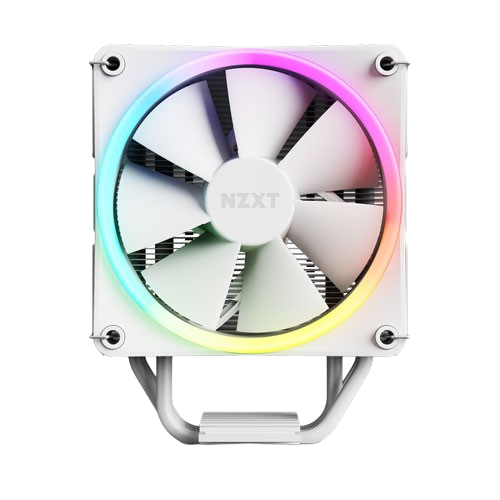 NZXT T120 RGB HIGH-PERFORMANCE CPU AIR COOLER – WHITE (1 YEAR WARRANTY)