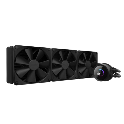 NZXT KRAKEN 360 (360MM) CPU LIQUID COOLER WITH LCD DISPLAY BLACK (3 YEARS WARRANTY)