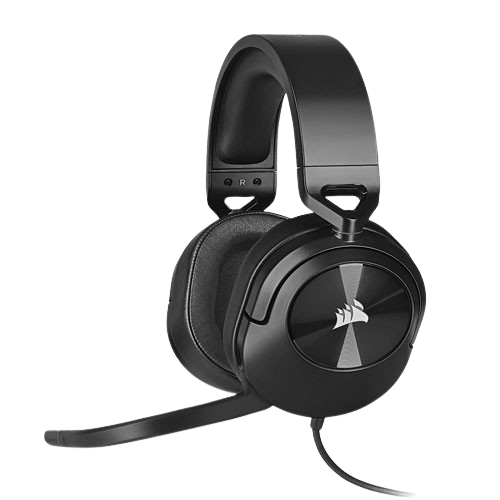 CORSAIR HS55 SURROUND GAMING HEADSET-CARBON (2 YEAR WARRANTY)