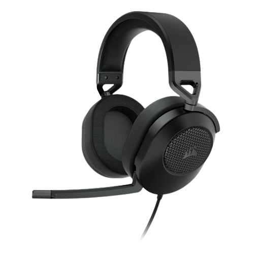 CORSAIR HS65 SURROUND WIRED GAMING HEADSET-CARBON (1 YEAR WARRANTY)