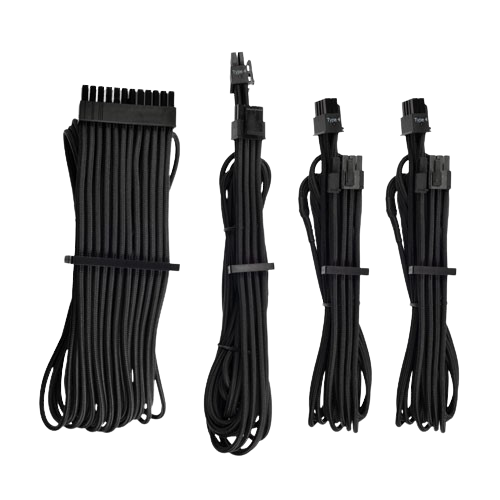 CORSAIR PREMIUM INDIVIDUALLY SLEEVED PSU CABLES STARTER KIT TYPE 4 GEN 4