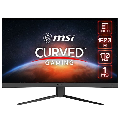 MSI G27CQ4 E2 27 CURVED WQHD 170HZ GAMING MONITOR (3 YEARS WARRANTY)