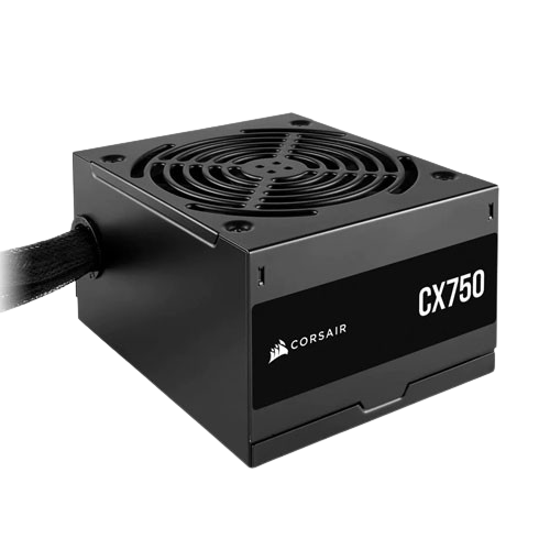 CORSAIR CX750 80 PLUS BRONZE CERTIFIED POWER SUPPLY (5 YEARS WARRANTY)