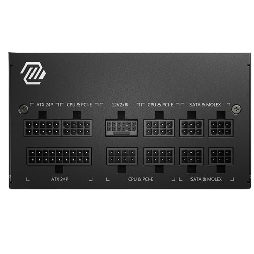 MSI MAG A750GL PCIE5 750 WATT 80 PLUS GOLD CERTIFIED FULLY MODULAR POWER SUPPLY (7 YEARS WARRANTY) - Image 3