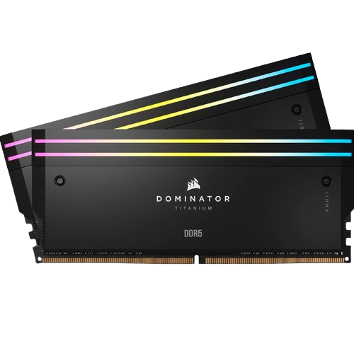 CORSAIR DOMINATOR TITANIUM RGB 32GB (2X16GB) DDR5 6000MHZ AMD EXPO MEMORY (10 YEARS WARRANTY)