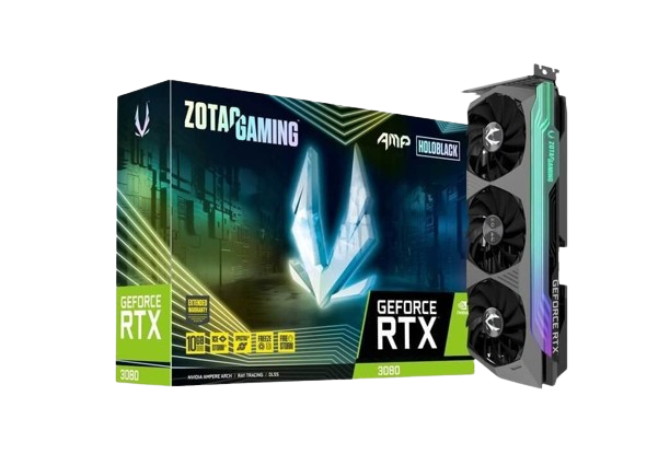 ZOTAC RTX 3080 AMP HOLO 10GB GRAPHIC CARD (1Y) (USED ITEM)