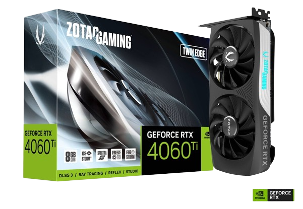 ZOTAC GAMING GEFORCE RTX 4060 TI 8GB TWIN EDGE (3 YEARS WARRANTY)