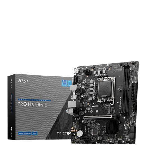 MSI H610M – E PRO DDR5 MOTHERBOARD (USED ITEM)