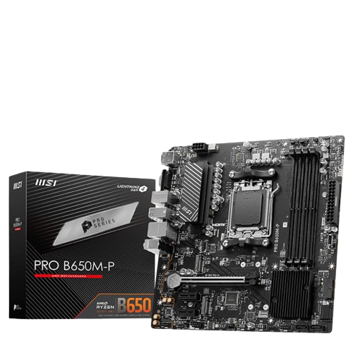 MSI PRO B650M P DDR5 MOTHERBOARD (3 YEARS WARRANTY)