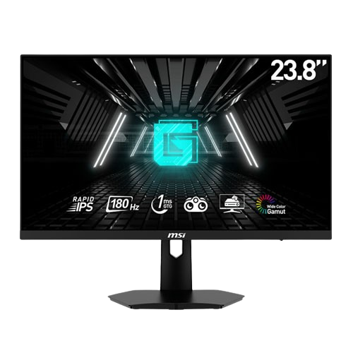 MSI G244F E2 23.8' INCH FHD 180HZ RAPID IPS 1MS ADAPTIVE SYNC GAMING MONITOR (3 YEARS WARRANTY)