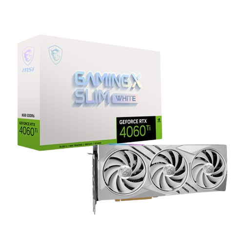 MSI GEFORCE RTX 4060 TI GAMING X 8GB WHITE GRAPHICS CARD