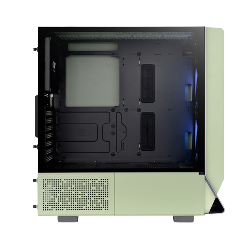 THERMALTAKE CERES 300 TG ARGB MID-TOWER MATCHA GREEN GAMING (02 ARGB 140MM FANS & 01 EXHAUST FAN) - Image 4