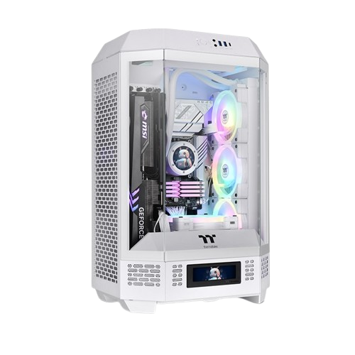 THERMALTAKE THE TOWER 300 MICRO-TOWER SNOW WHITE GAMING