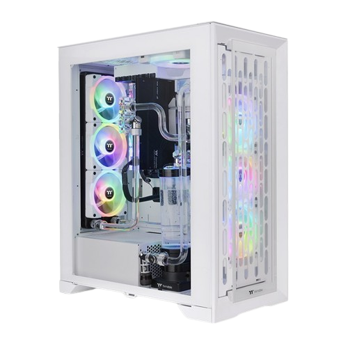 THERMALTAKE CTE T500 TG ARGB FULL-TOWER SNOW WHITE GAMING (03 ARGB FANS)
