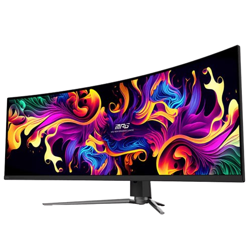 MSI MAG 491CQP 49 INCH QD-OLED UWQHD (5120 X 1440) 144HZ 0.03MS ADAPTIVE-SYNC COMPATIBLE FRAMELESS GAMING MONITOR (3 YEARS WARRANTY) Detail View