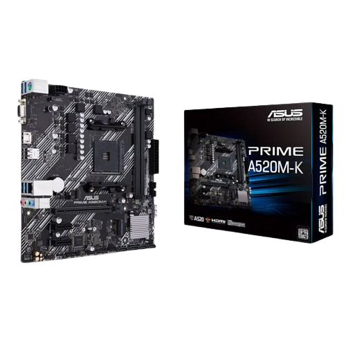 Asus Prime A520M-K (DDR4) Micro ATX Motherboard (USED ITEM)