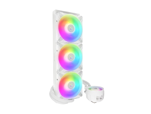 ARCTIC LIQUID FREEZER III 420 A-RGB WHITE COOLER (OPEN BOX) Detail View