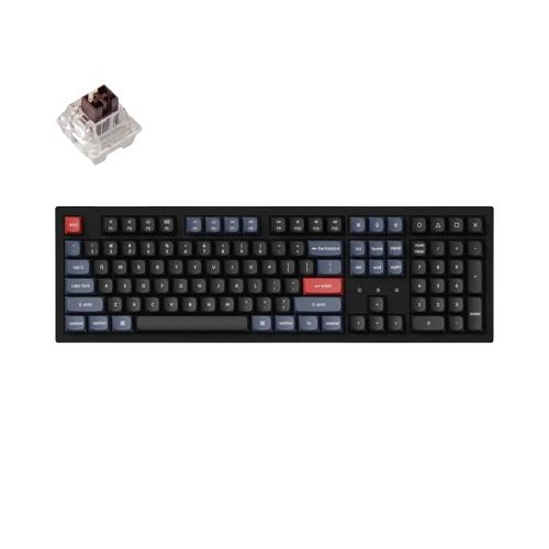 KEYCHRON K10 PRO K10P-H3 BROWN SWITCH RGB QMK/VIA WIRELESS MECHANICAL KEYBOARD Detail View