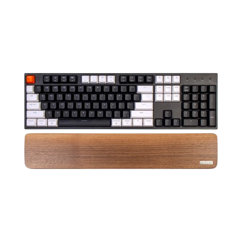 KEYCHRON K10 PRO WOODEN PALM REST KEYBOARD Detail View