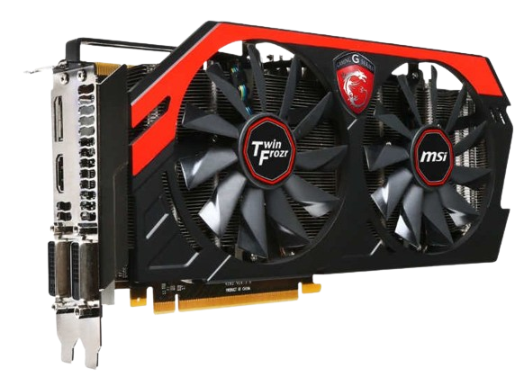MSI GTX 760 GAMING TF 2GD5/OC GRAPHICS CARDS (USED ITEM) Detail View
