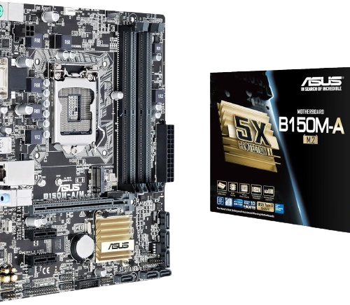 ASUS B150M – A/M.2 LGA1151 DDR4 MOTHER BOARD (USED ITEM)