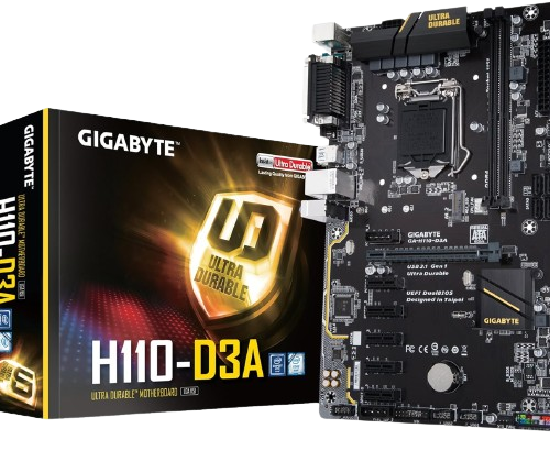 GIGABYTE H110 MOTHERBOARD (USED ITEM)