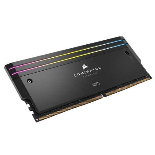 CORSAIR DOMINATOR TITANIUM DDR5 64GB ① CORSAIR DOMINATOR TITANIUM RGB 64GB (2X32GB) DDR5 6400MHZ INTEL