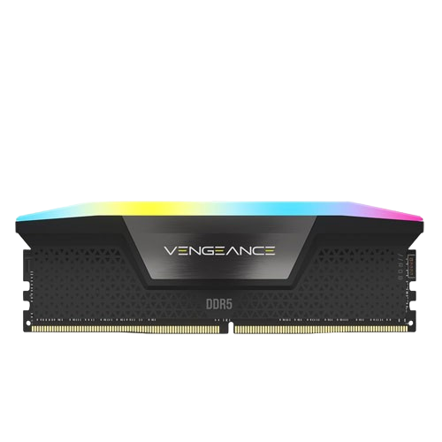 CORSAIR VENGEANCE RGB 16GB (16X1) DDR5 5600MHZ C40 MEMORY (10 YEARS WARRANTY)