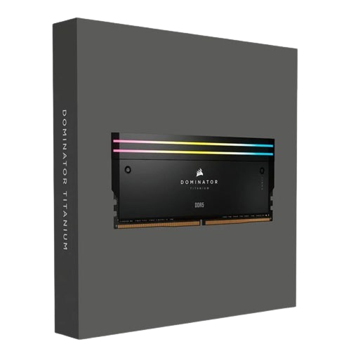 CORSAIR DOMINATOR TITANIUM RGB 64GB (2X32GB) DDR5 6400MHZ INTEL