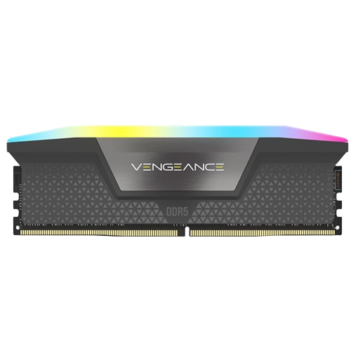 CORSAIR VENGEANCE RGB 32GB (2X16) DDR5 DRAM 6000MHZ AMD EXPO & INTEL XMP MEMORY (10 YEARS WARRANTY)