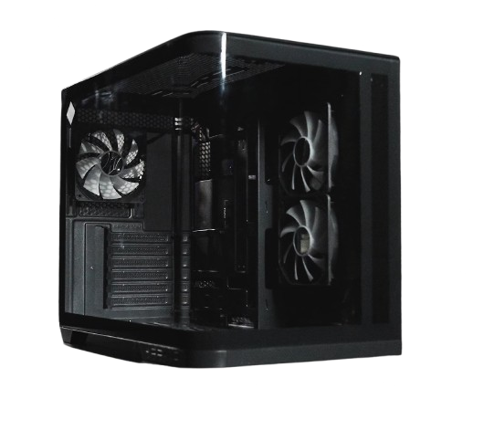 RAIDMAX INFINITA I630 DUAL CHAMBER GAMING CASE WITH CURVED TEMPERD GLASS