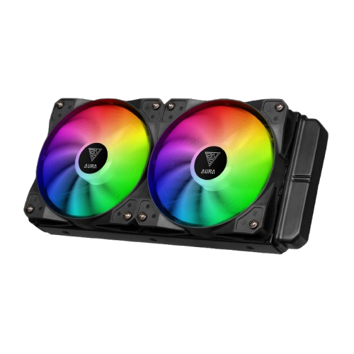GAMDIAS AURA GL240 LIQUID COOLER (USED ITEM) - Image 2