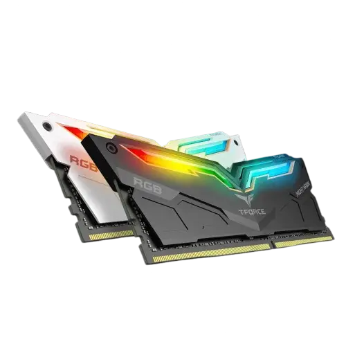 T-FORCE NIGHT HAWK RGB 3600MHZ 32GB (2X16GB) DDR4 MEMORY KIT (USED ITEM)